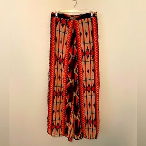 Sheer Aztec pants